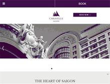Tablet Screenshot of caravellehotel.com